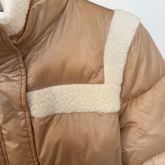 Generation Love Talia Gold and Cream Women's Puffer Jacket - medium - Picture 5 of 9